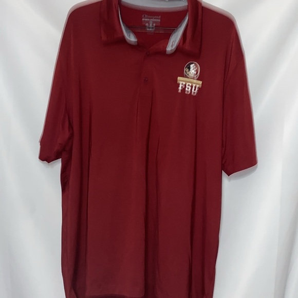 Champion FLORIDA STATE SEMINOLES FSU MENS SIZE 2XL Polo Shirt Embroidered Logo - Picture 8 of 11
